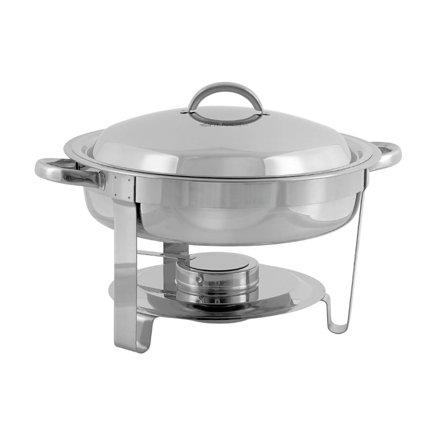 Chafing dish redondo *gel inflamable incl.