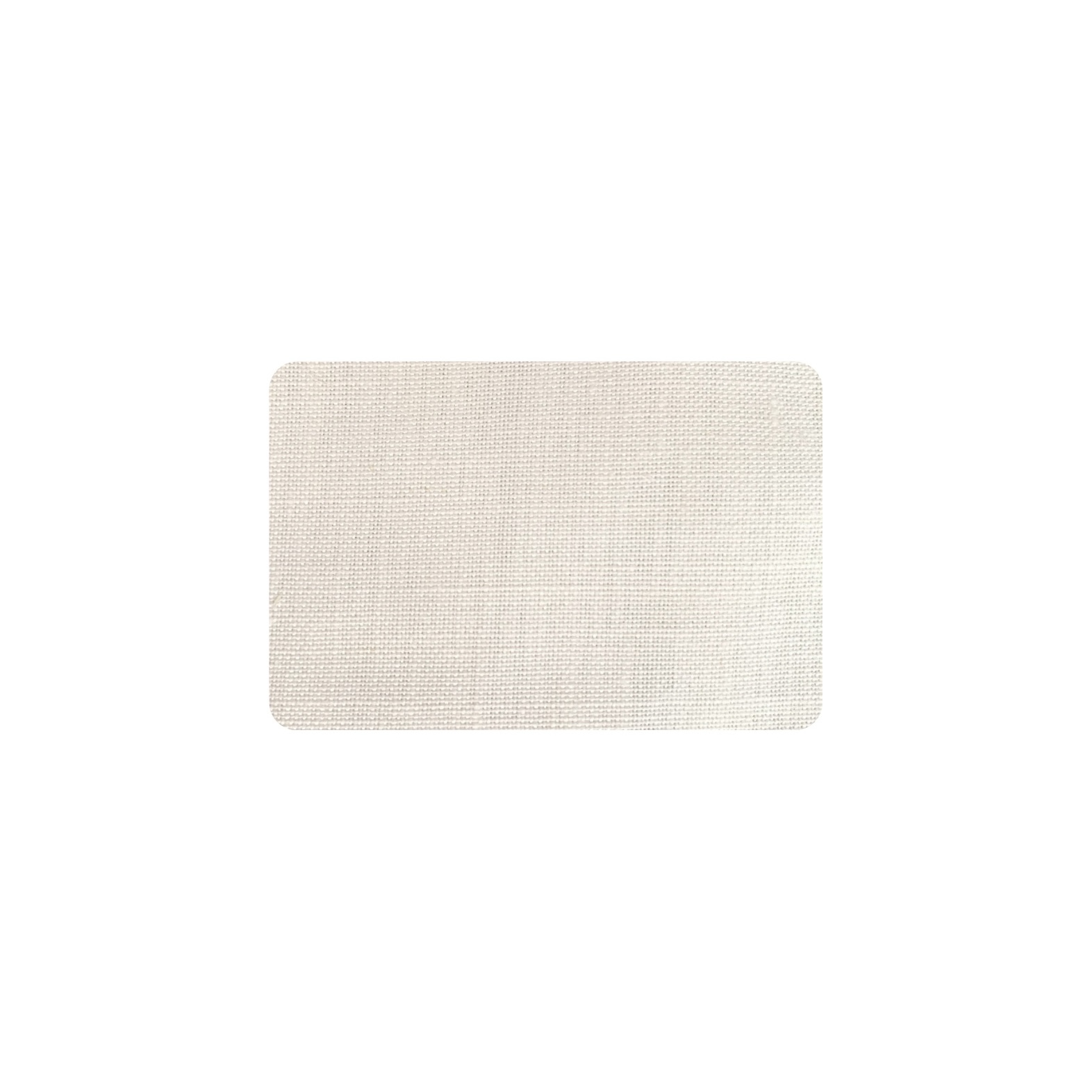 Mantel rectangular de lino blanco roto  248x358 cm.