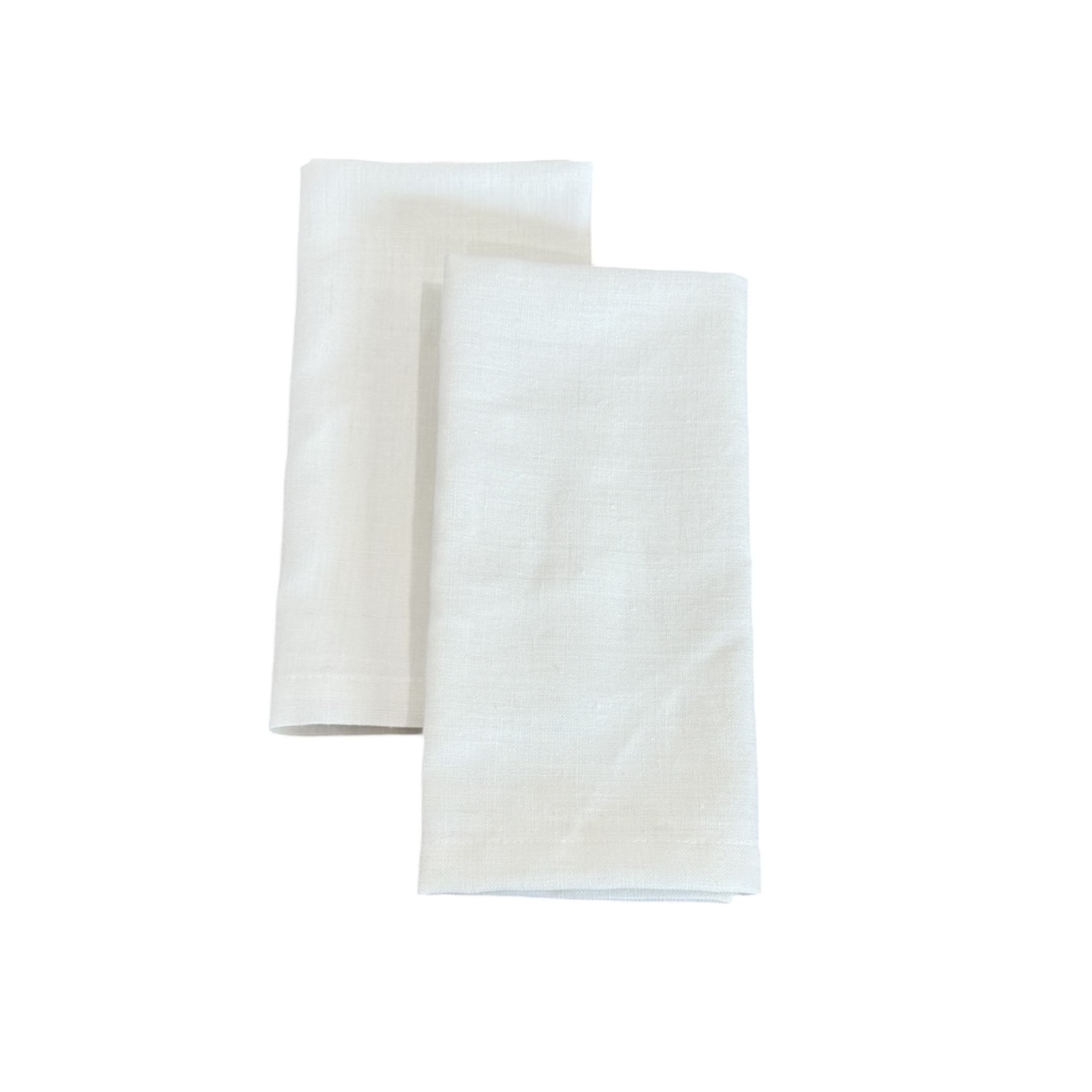 Off-white linen napkin 50x50 cm.