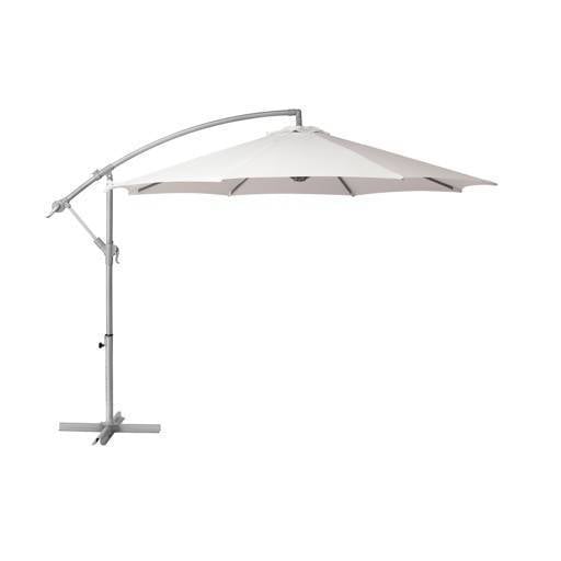 Umbrella white 300 cm.